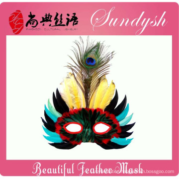 Unique Handmade Party Bird Head Masks Feather Mask